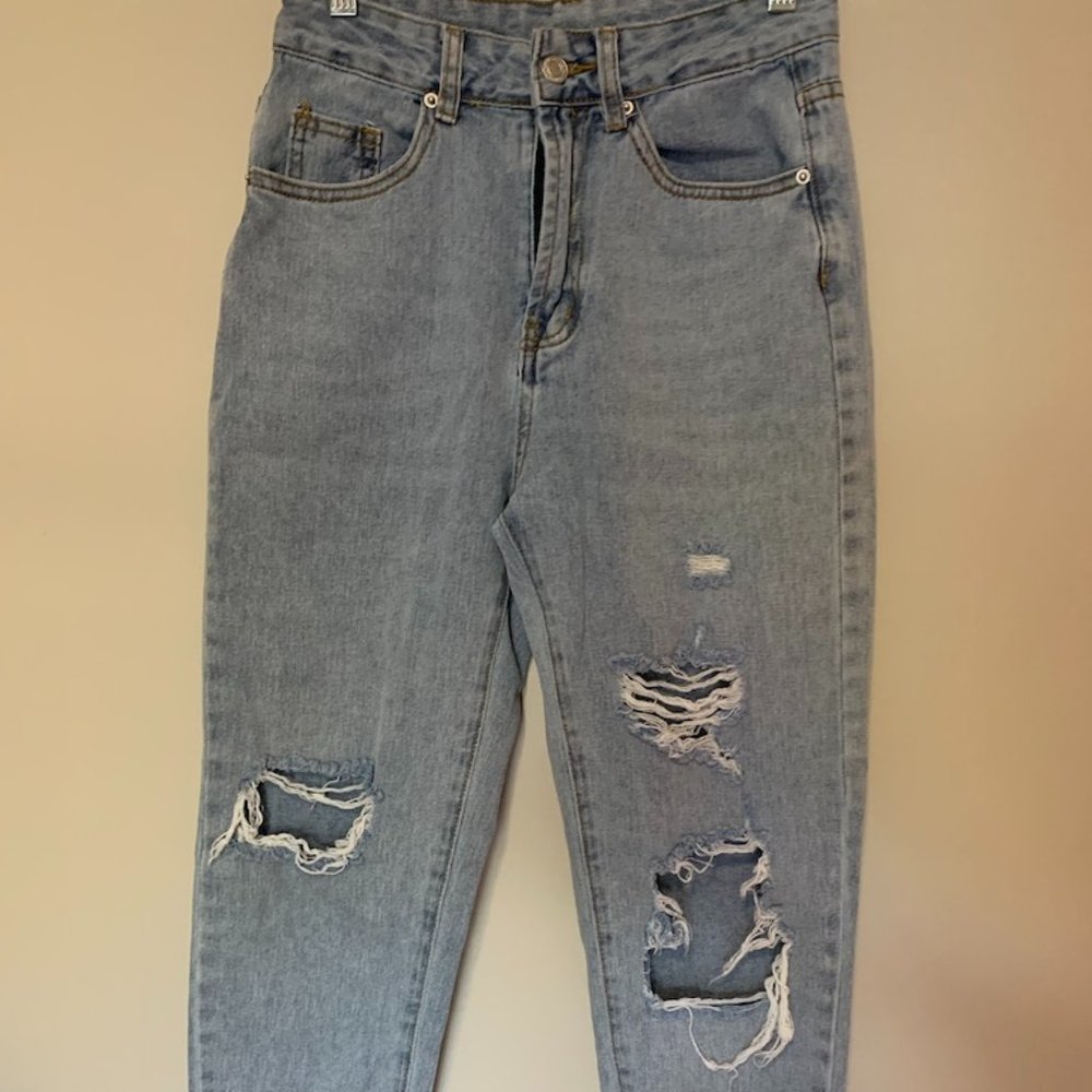 Shein Ripped Relaxed Jeans